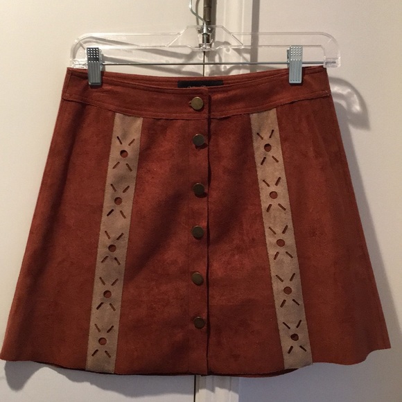 Anna Grace Dresses & Skirts - Suede Skirt!!